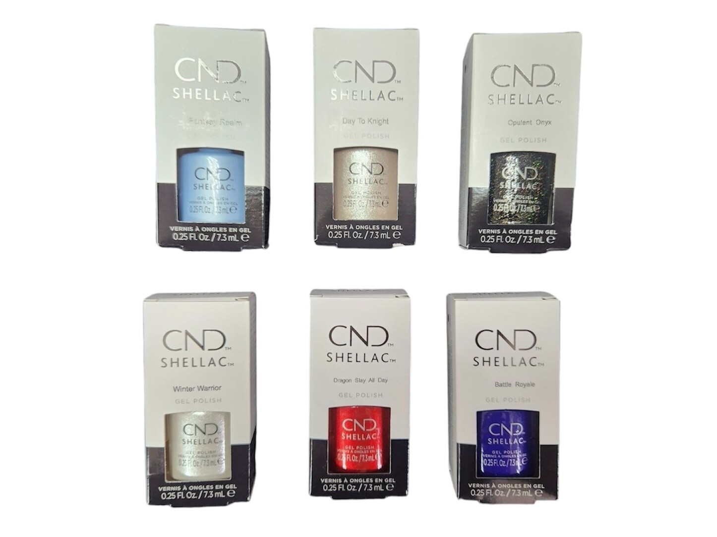 Shellac Label Print CND Shellac Queen-Tessential Winter 24 Full Collection 6 pcs NIB | eBay