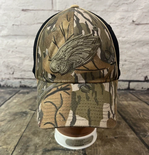 NFL Team Apparel PHILADELPHIA EAGLES Hunting Camo Hat - S/M