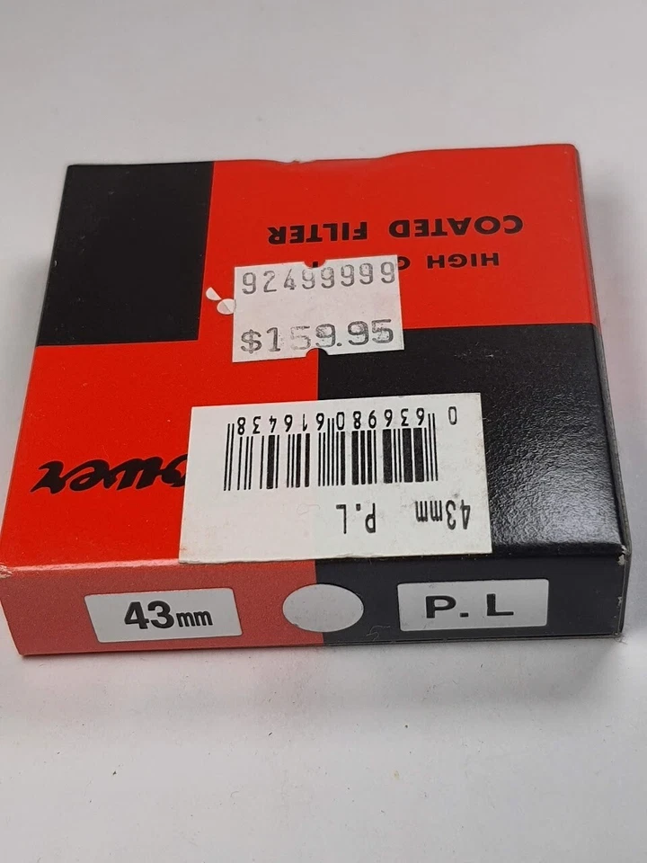 43mm Polarizer PL Glass Lens Filter Japan 43 mm Polarizing Pol Bower E43 E-43 - Image 3 of 4