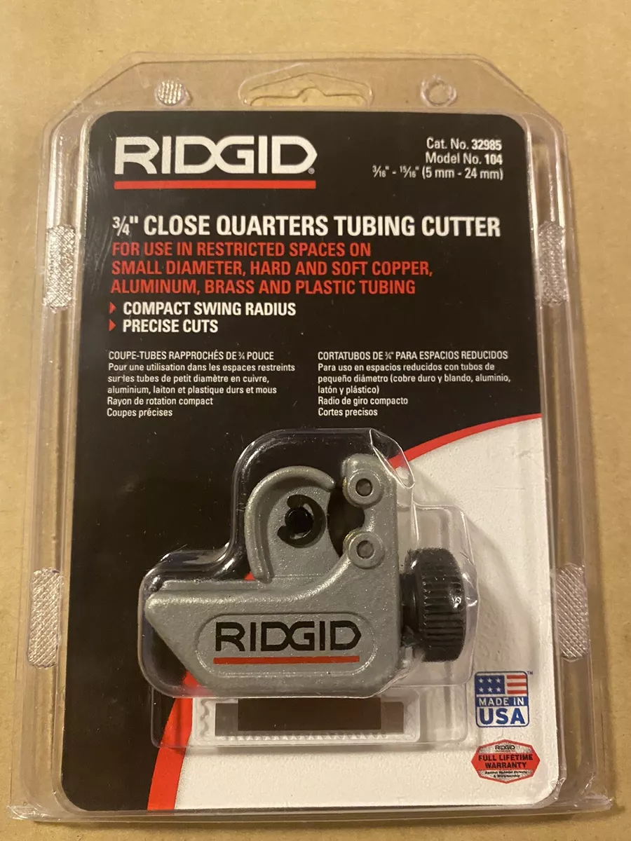 Ridgid 104 cheap tubing cutter