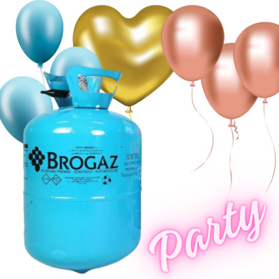 Helium Gas Ballongas für ca. 20 - 90 Luftballons Heliumflasche Folienballons