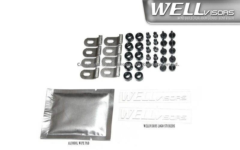 Viseras WELL para Lexus ES300 ES330 02-06 Deflectores Protectores de lluvia Viseras de ventana Foto 4 de 4