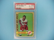1972/73 O-PEE-CHEE NHL HOCKEY CARD #123 RED BERENSON PSA 8 NM/MINT 72/73 OPC
