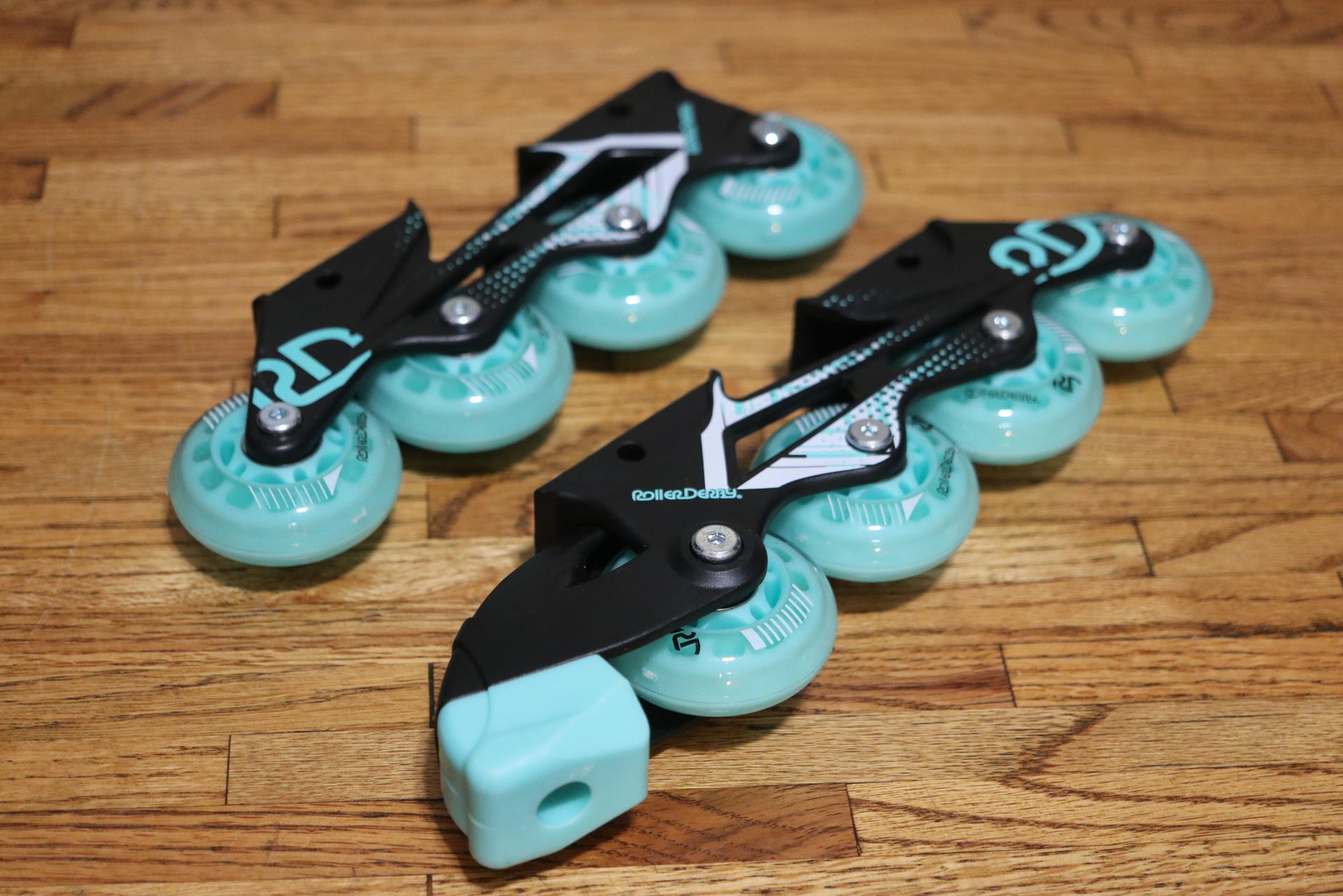Replacement Wheels Teal Inline Youth Skates Adjustable Roller Blades
