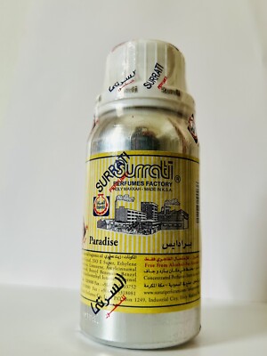Surrati Concentrated Perfume Oil PARADISE Attar Pure Oil 100 ML عطر برادايس￼