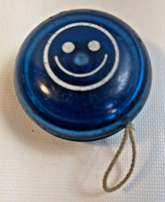 Vintage Duncan Imperial Smiley Face Yo-Yo  Blue 