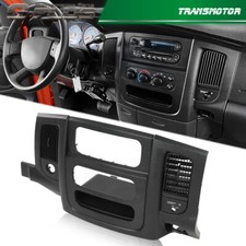 Fit For 1500-3500 02-05 Dodge Ram Dash Radio Bezel Climate Trim Panel Vent Black Fit For 1500-3500 02-05 Dodge Ram Dash Radio Bezel Climate Trim Panel Vent Black