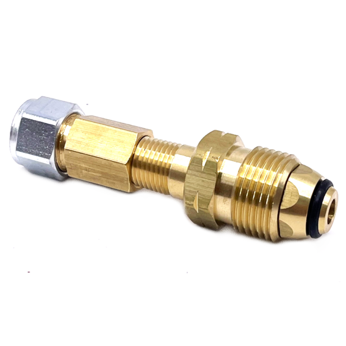 UK PROPANE Gas BOTTLE Cylinder MALE Adapter POL SWIVEL Connector Brass Refill