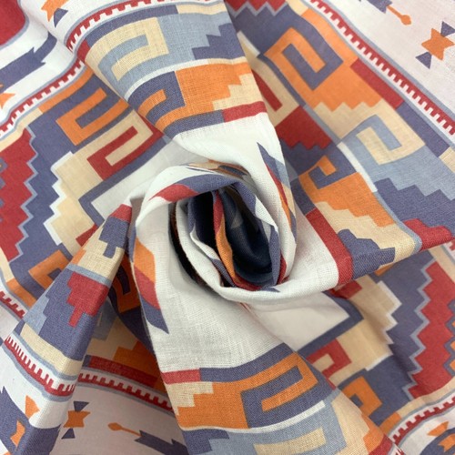 Vintage 14193 Springs Southwestern Lachs Schal Bandana 21,5"" x 22"" Made in USA - Bild 5 von 6