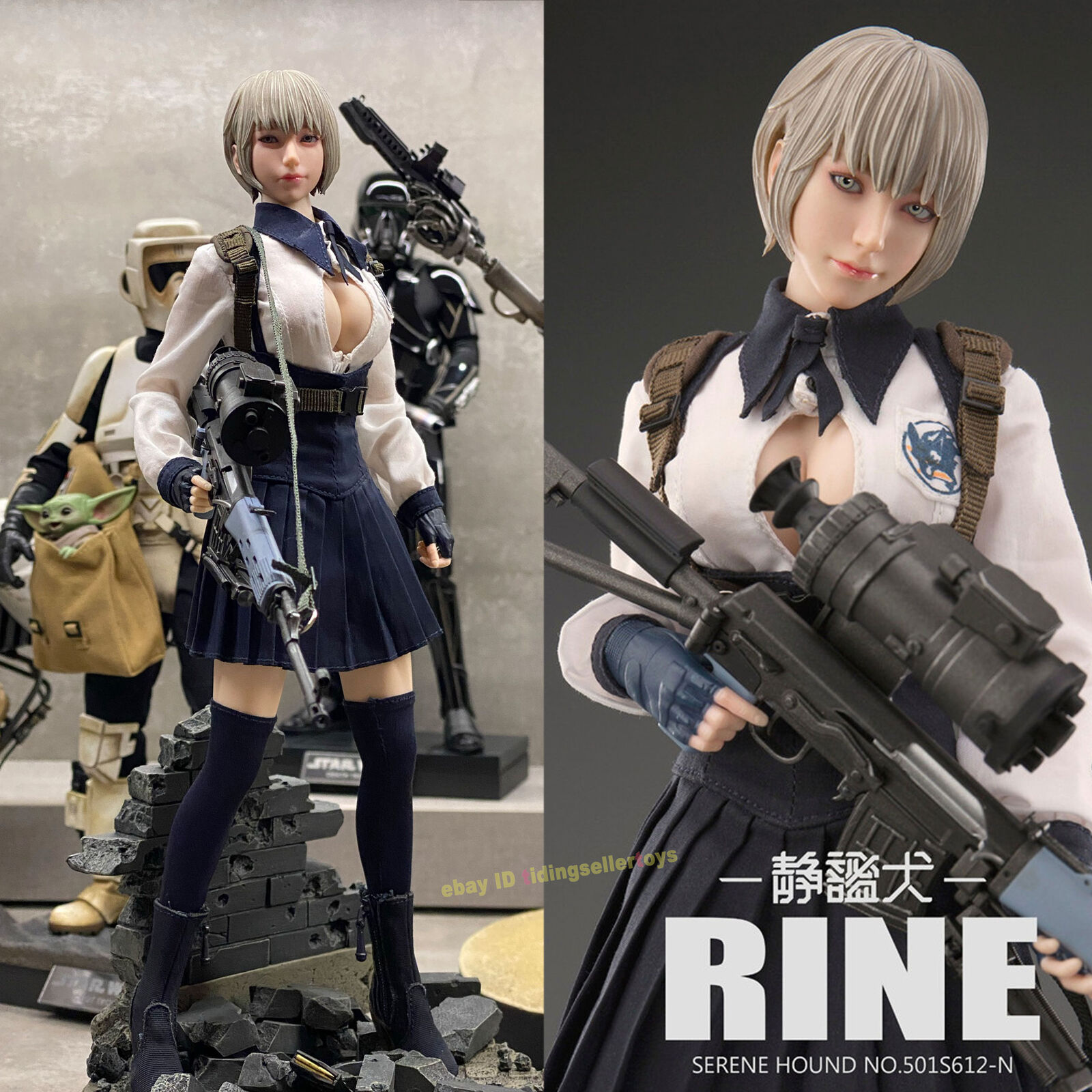 In Stock Original I8 Toys 501S612 SERENE HOUND Rine TACHE Female