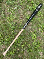 Yaya “Franks Sports” Black/White 37” Fungo Bat Pro Beechwood w/ Warranty