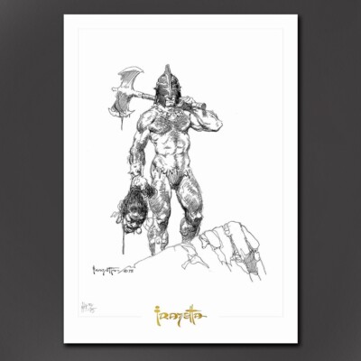 Frank Frazetta - Day of Wrath - Official Limited Edition Giclée | eBay