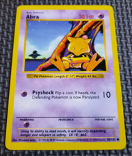aerodactyl pokemon card 1st edition prerelease 1995 Abra Pokemon Card Amazon.com: Pokemon