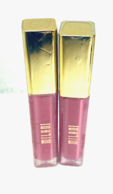 (2) MILANI BRILLIANT SHINE Lip Gloss 07 Pink Lady **RARE PLS READ  SOLD AS-IS