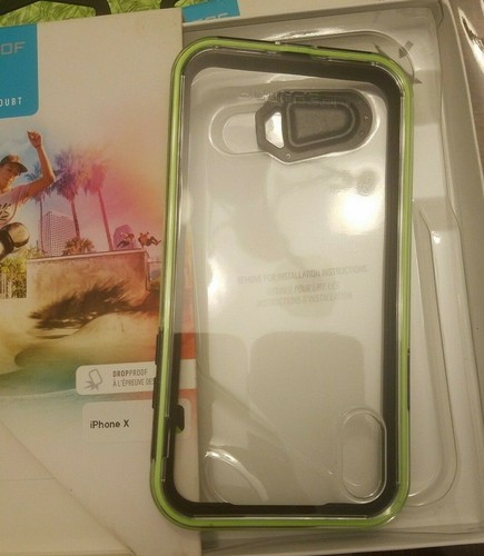 Neu Lifeproof NEXT Hülle für Apple iPhone X Schwarz/Grün 3 Hüllen - Bild 3 von 3