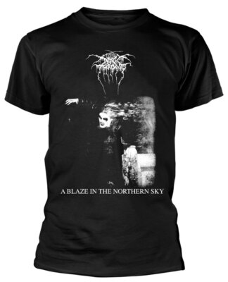 Darkthrone A Blaze In The Northern Sky schwarzes T-Shirt NEU OFFIZIELL