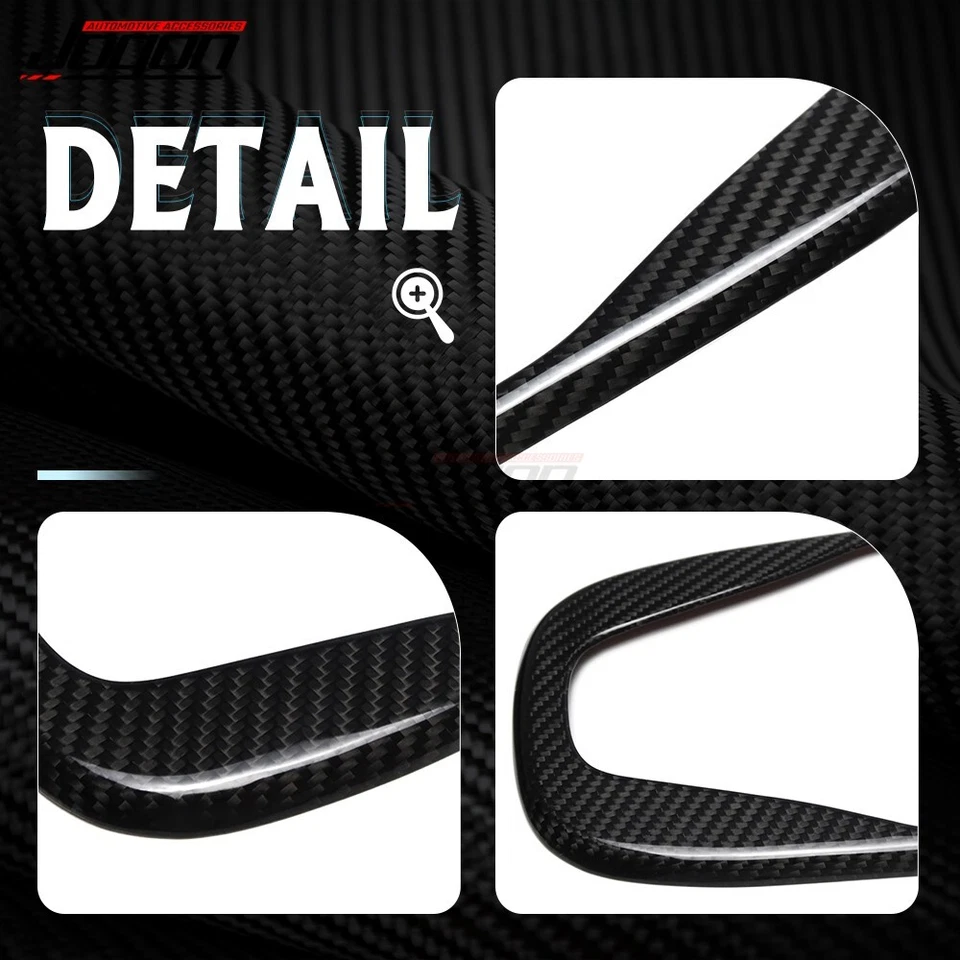 Para Lotus Emira GT4 2022-24 Consola de carbono seco Palanca de cambios Cubierta Borde Bisel Foto 4 de 4