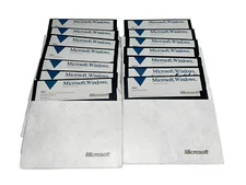 Used Microsoft Windows OS 3.0 DOS - 5.25" 5 1/4” Floppy Software PC - 14 Discs