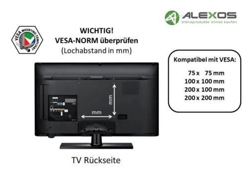 TV Fernseher Wandhalterung A06 für TELEFUNKEN 39 Zoll D39F275N4CW & D39F275X4CW - Bild 5 von 5