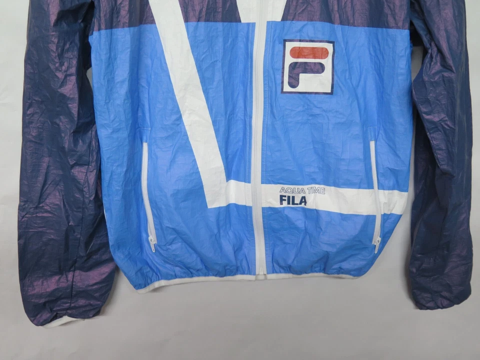 Chaqueta cortavientos Fila X Acqua di Parma edición limitada Tyvek Italia Aqua Time Foto 3 de 4