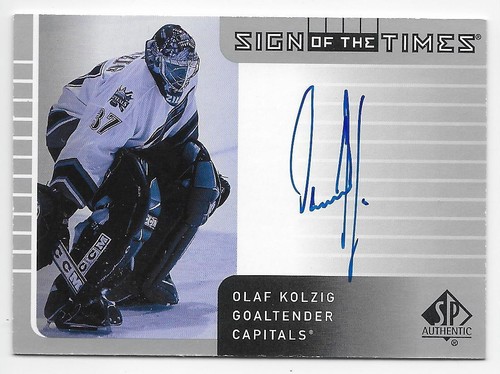 01/02 SP AUTÉNTICO SIGNO DE LOS TIEMPOS AUTÓGRAFO Hockey (#AI-ZP) U-Elige de la lista - Imagen 1 de 14