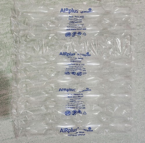 Various Sizes Mix Lot of Recycled Brown Packing Paper & Air Plus Bubble Wrap