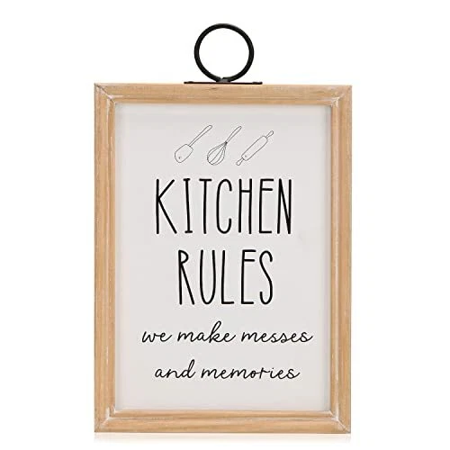 Farmhouse Kitchen Signs Wall Decor Funny Kitchen Wall Art-Kitchen