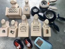 Lot of 13 Scrapbooking / Paper Craft Punches Various sizes, designs, and brands