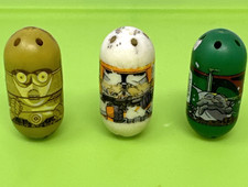 Lot of 3 Star Wars Mighty Beanz Boba Fett 19, C3-PO 11, Commander Cody 14