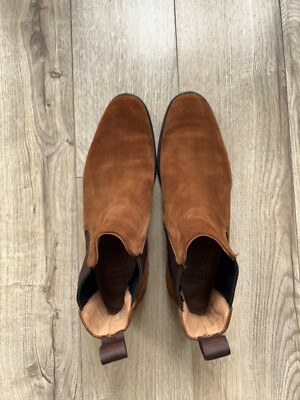 Mens Joseph Cheaney & Sons Godfrey D Suede Chelsea Boots Shoes