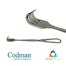 Codman 50-4221 Volkmann Retractor Sharp 3 Prong 8-3/4"