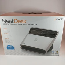 NEW NeatDesk ND-1000 Desktop Scanner Digital Filing System (RED)