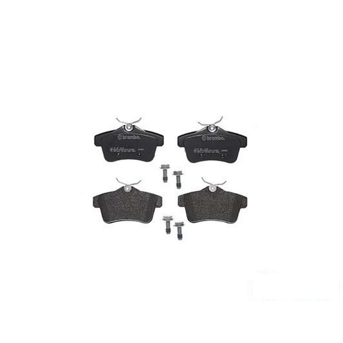 Bremsbelagsatz Scheibenbremse 17 mm BREMBO für u.a. CITROËN C4