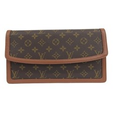 Louis Vuitton Monoguramu Pochette Dame GM Clutch Bag Black M51810 011