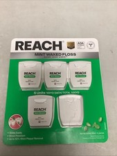 Reach Mint Waxed Floss 4 Count x 100 Yards each
