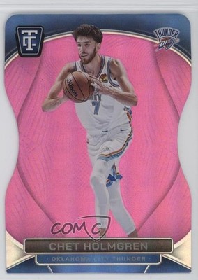 2024 Totally Certified Pink Platinum Mirror Die-Cut /125 Chet Holmgren #52 0t5y