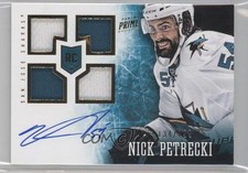 2013-14 Panini Prime Rookie 134/199 Nicholas Petrecki Nick #187 Patch Auto 0f8