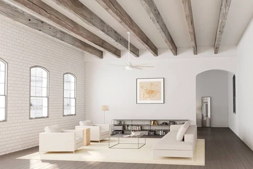 70" Hunter Phenomenon Matte White LED Smart Ceiling Fan - Picture 5 of 7