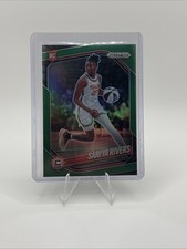 2025 Panini Prizm WNBA Saniya Rivers #131 Green Prizm