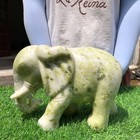 10.7LB Natural Lantian Jade elephant skull hand carved crystal specimen healing — photo 5
