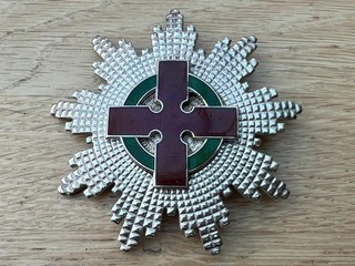 Rare Large Masonic Royal Order of The Red Branch of Eri Breast Star.