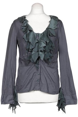 Robert Friedman Bluse Damen Oberteil Hemd Hemdbluse Gr. M Seide Baum... #vcx0nxd
