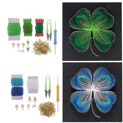 Lucky 4 Leaf String Art Kit Mit Grundlegenden Werkzeugen Für Kinder Und
