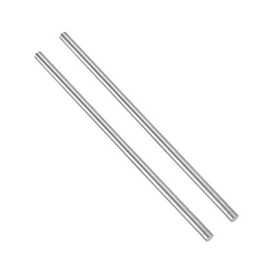 2 pcs 10mm Dia 153mm Length GR5 Metal Solid TC4 Titanium Round Bar[0.39 x 6IN]