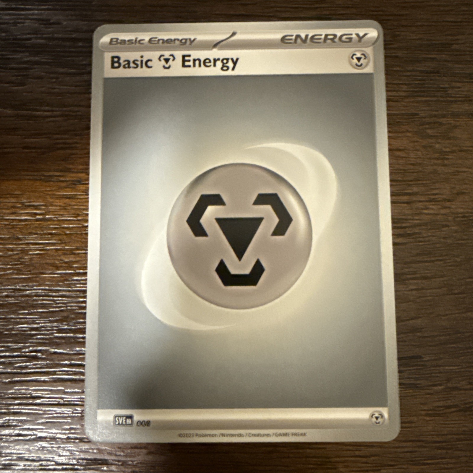 Pokemon Basic Metal Energy #008 Scarlet & Violet Energies NM