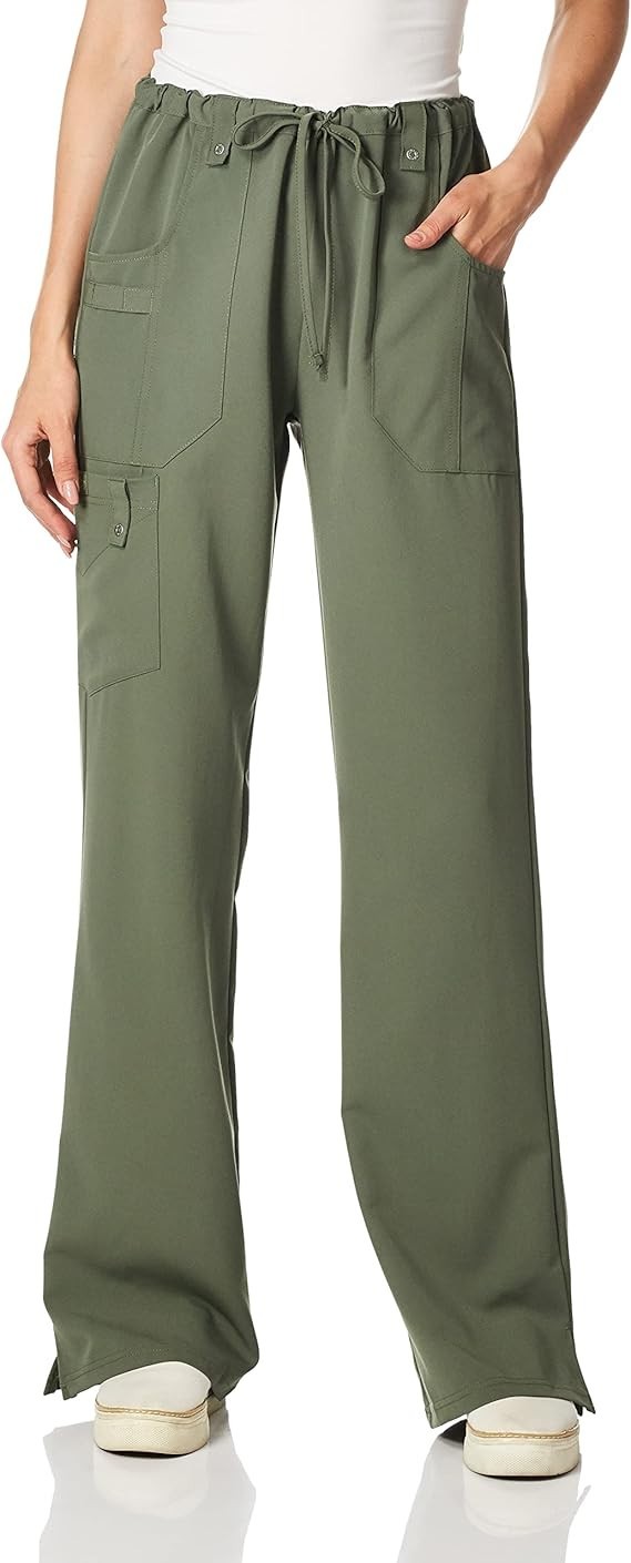 Dickies Xtreme Stretch Women Scrubs Pant Mid Rise Drawstring