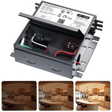 24V Dimmable LED Driver, 60W Triac ELV/MLV LED Transformer Compatible with