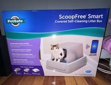 PetSafe ScoopFree Phone App Connected Smart Automatic Self-Cleaning Litter Box