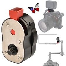 Mini Quick Release Plate System w/ 1/4" Screw for Camera Tripod Gimbal Monopods