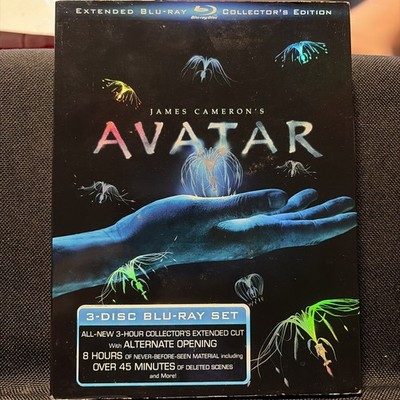 Avatar (2009) Extended Collector's Editio Extended Cut Blu-Ra SEALED W/SLIPCOVER